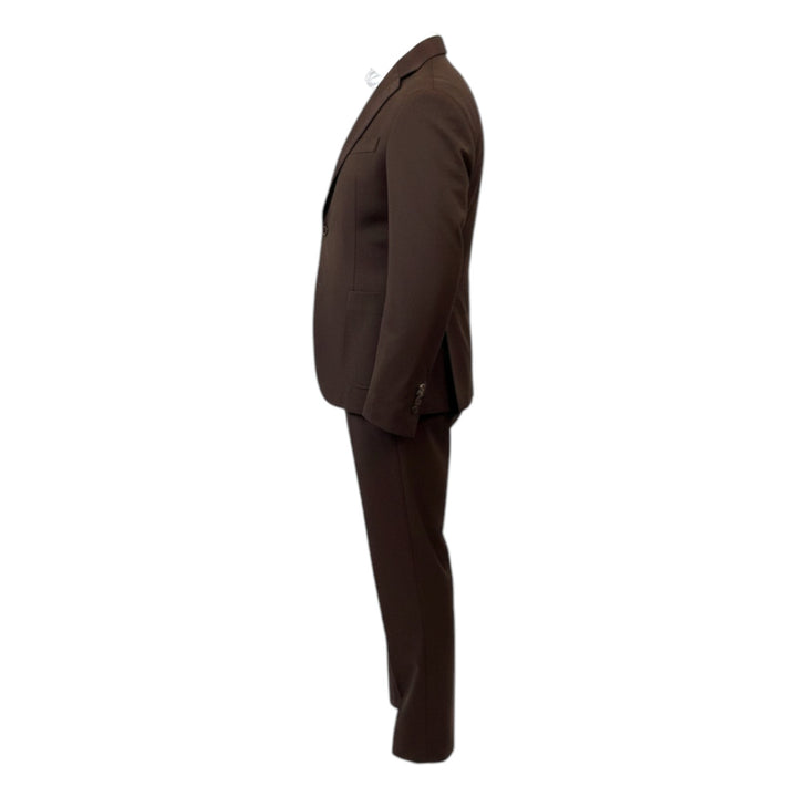Punto Milano Comfort Fit -puku, Tummanruskea