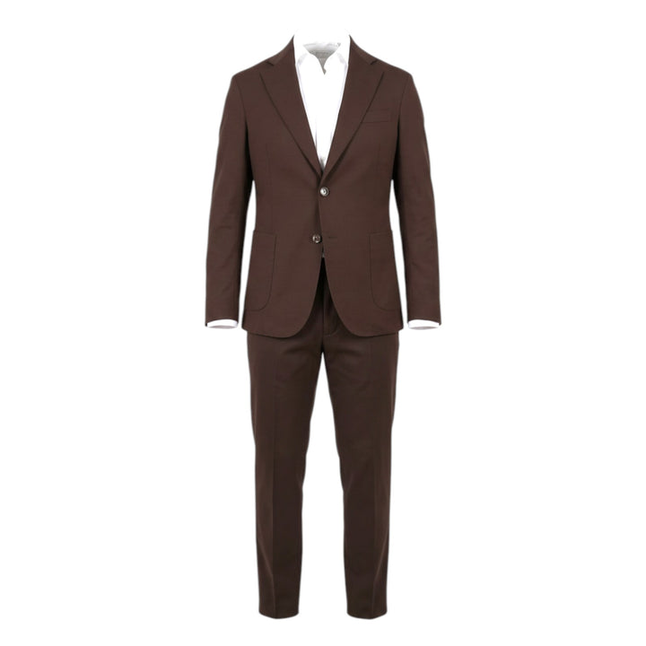 Punto Milano Comfort Fit -puku, Tummanruskea