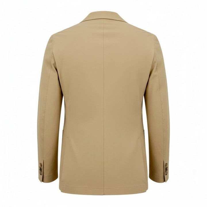 Beige Premium Piquet -puuvillablazer
