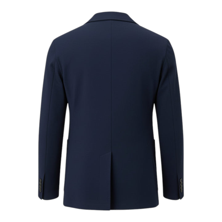 Blazer Stretch Jersey Tummansininen