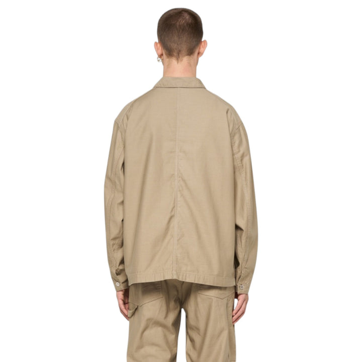 Coverall Japan Military Cloth Back Satin Puuvilla Beige