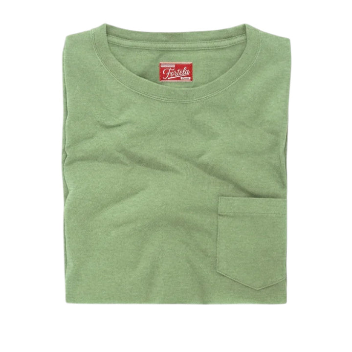 Tubejp T-Shirt rintataskulla puuvillaa Lobster Sage vihreä