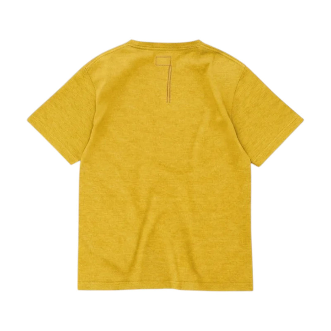 Teepocket  T-Shirt rintataskulla, puuvillaa, sinapinkeltainen