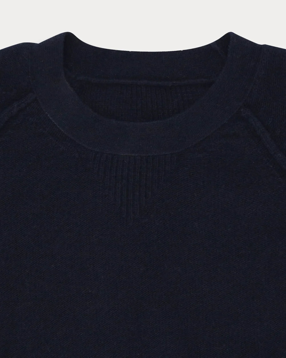 HARVARD pyöreäpääntie-villapaita raglan-hihoilla Navy