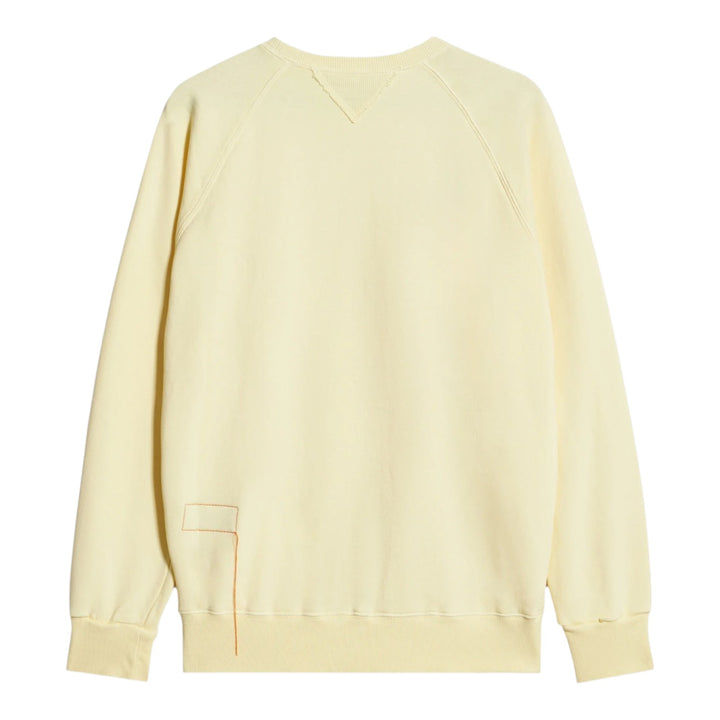 Harvard Crewneck-collegepaita harjatusta jerseystä raglan-hihoilla Canary