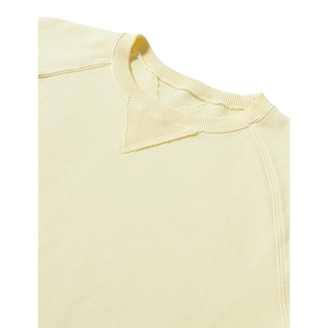 Harvard Crewneck-collegepaita harjatusta jerseystä raglan-hihoilla Canary