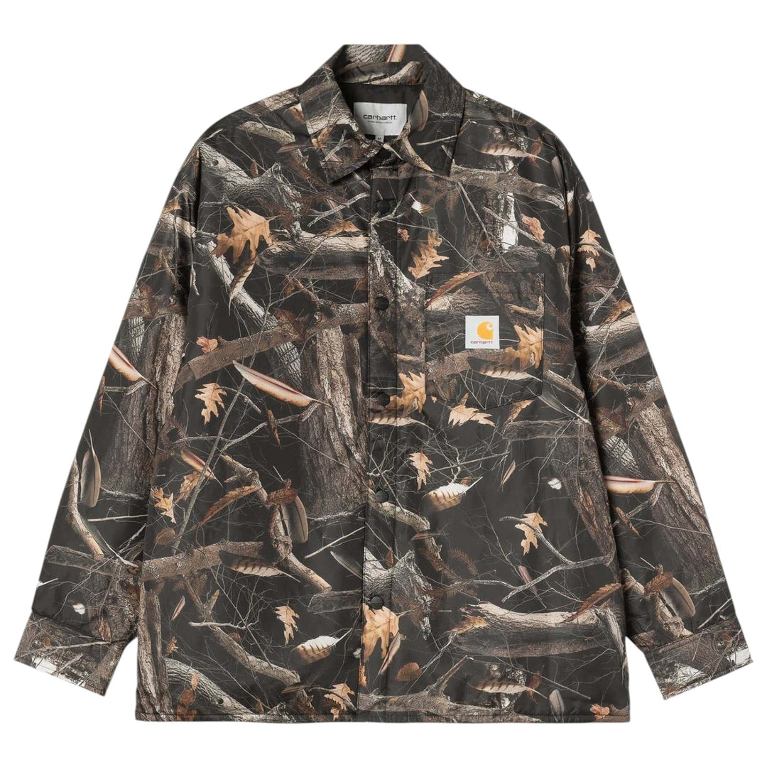 KANDLER SHIRT JAC CAMO FEATHER TREE BLACK