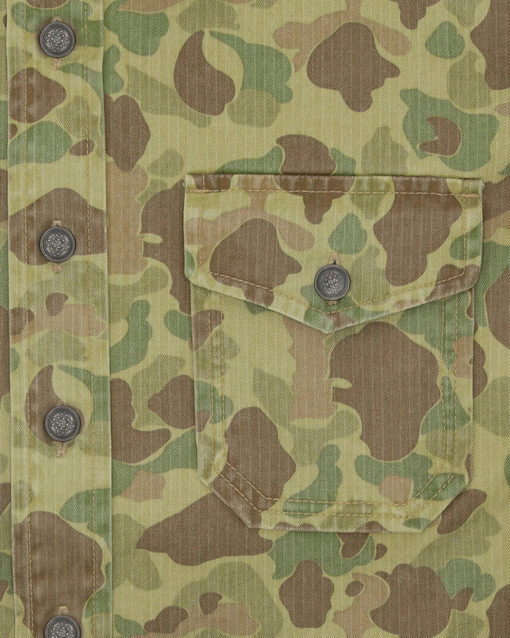 Kenny Overshirt Camouflage puuvillaa