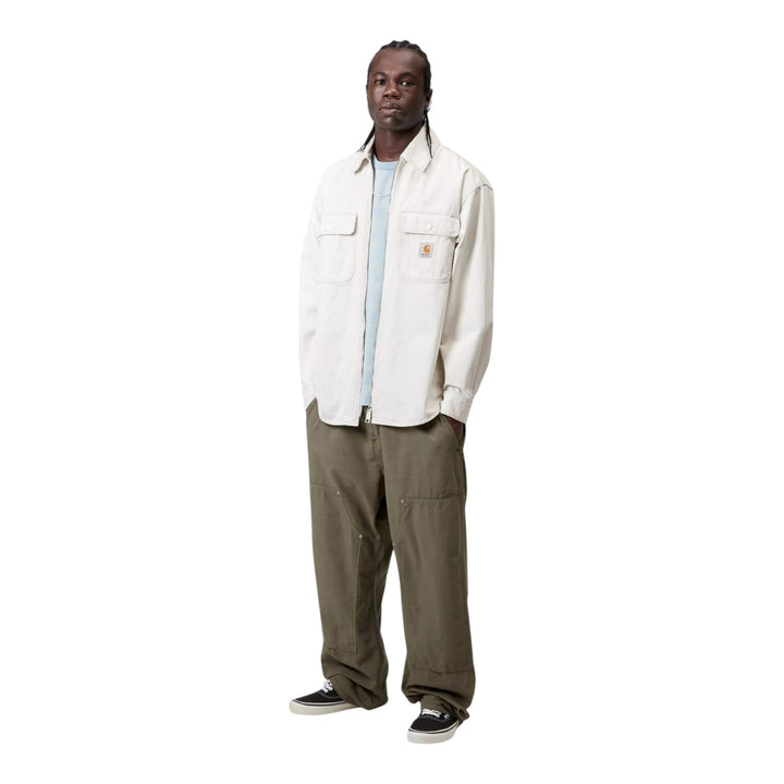 Mercer Shirt Jac Mercer Stripe, Graphite / Wax