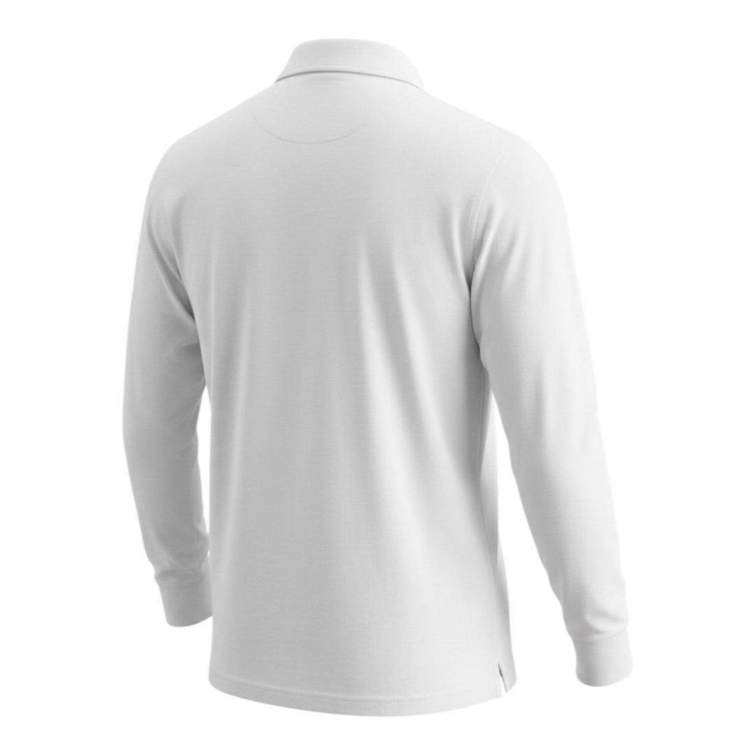 Pitkähihainen Polo York Jersey White