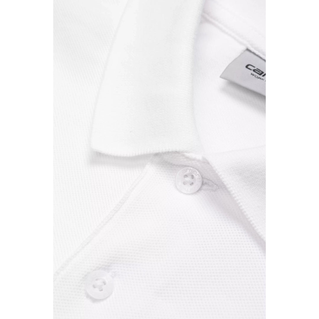 S/S Chase Pique Polo White / Gold
