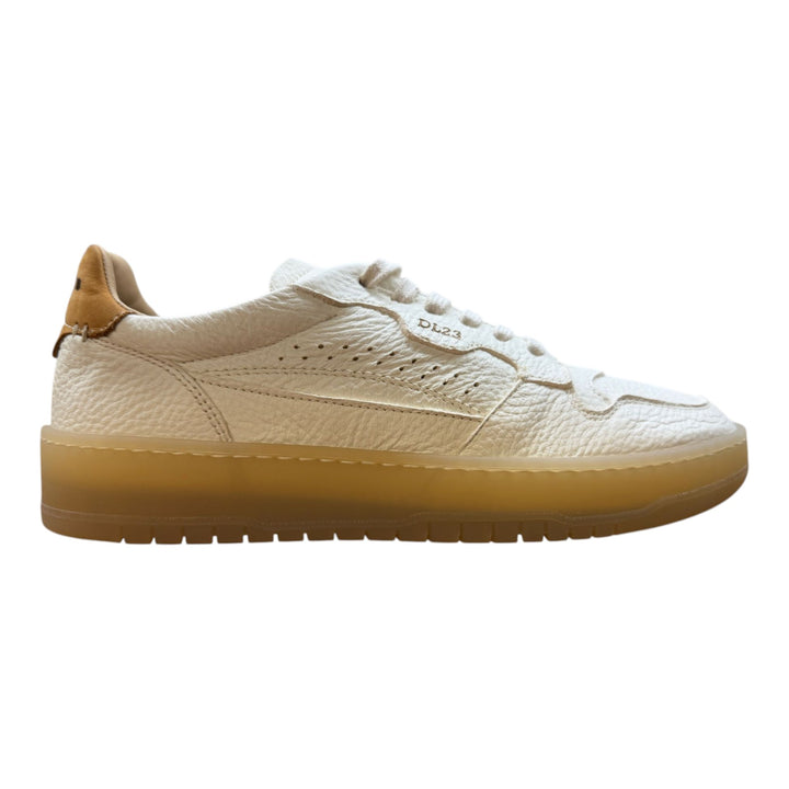 Sneakers Jannik aidosta peuranahasta, väri voi-konjakki
