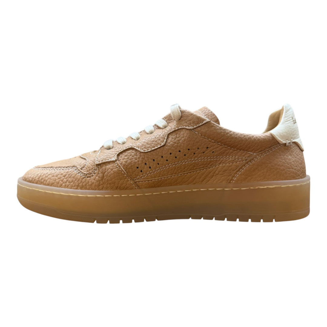 Jannik Sneakers aitoa peuranahkaa, Pähkinä-Valkoinen