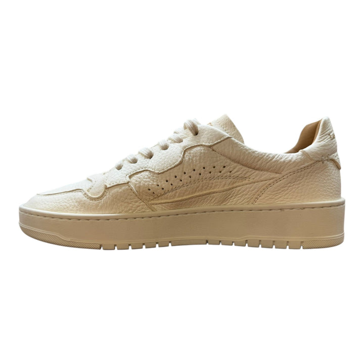 Sneakers Jannik aitoa peuran nahkaa, väri voinvalkoinen