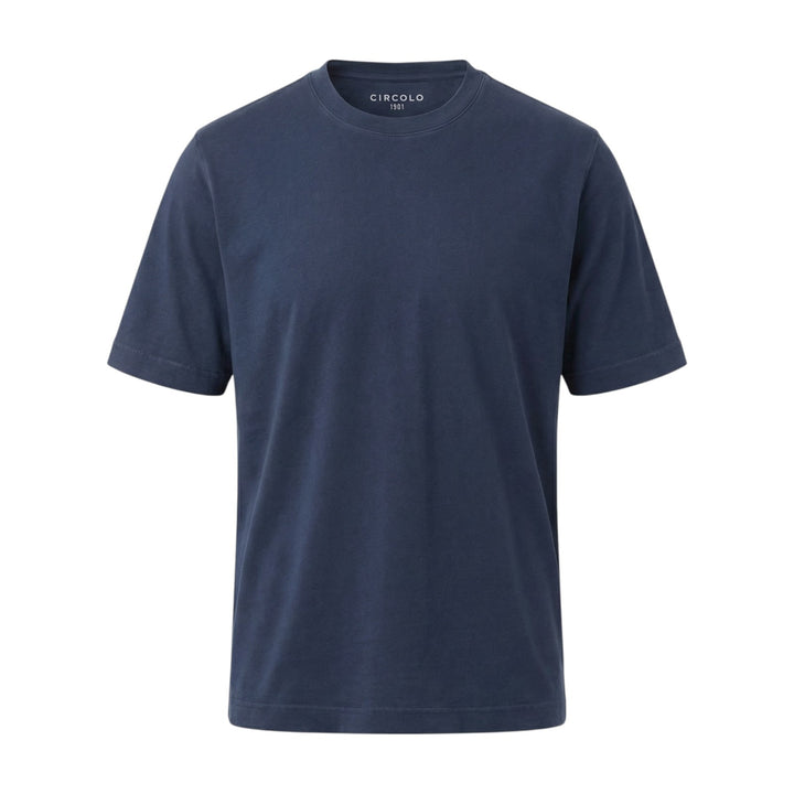 T-Shirt G.Dyed Jersey Tummansininen