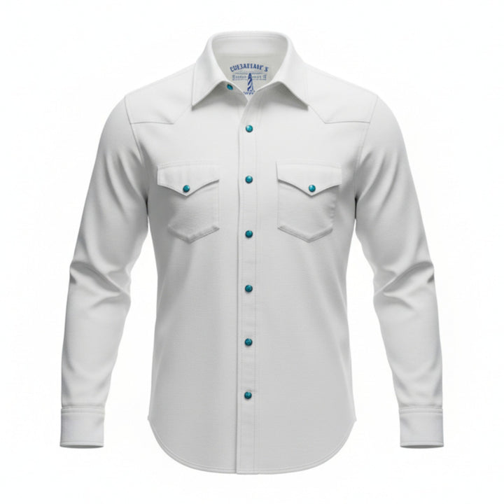 WESTERN OXFORD SHIRT VALKOINEN
