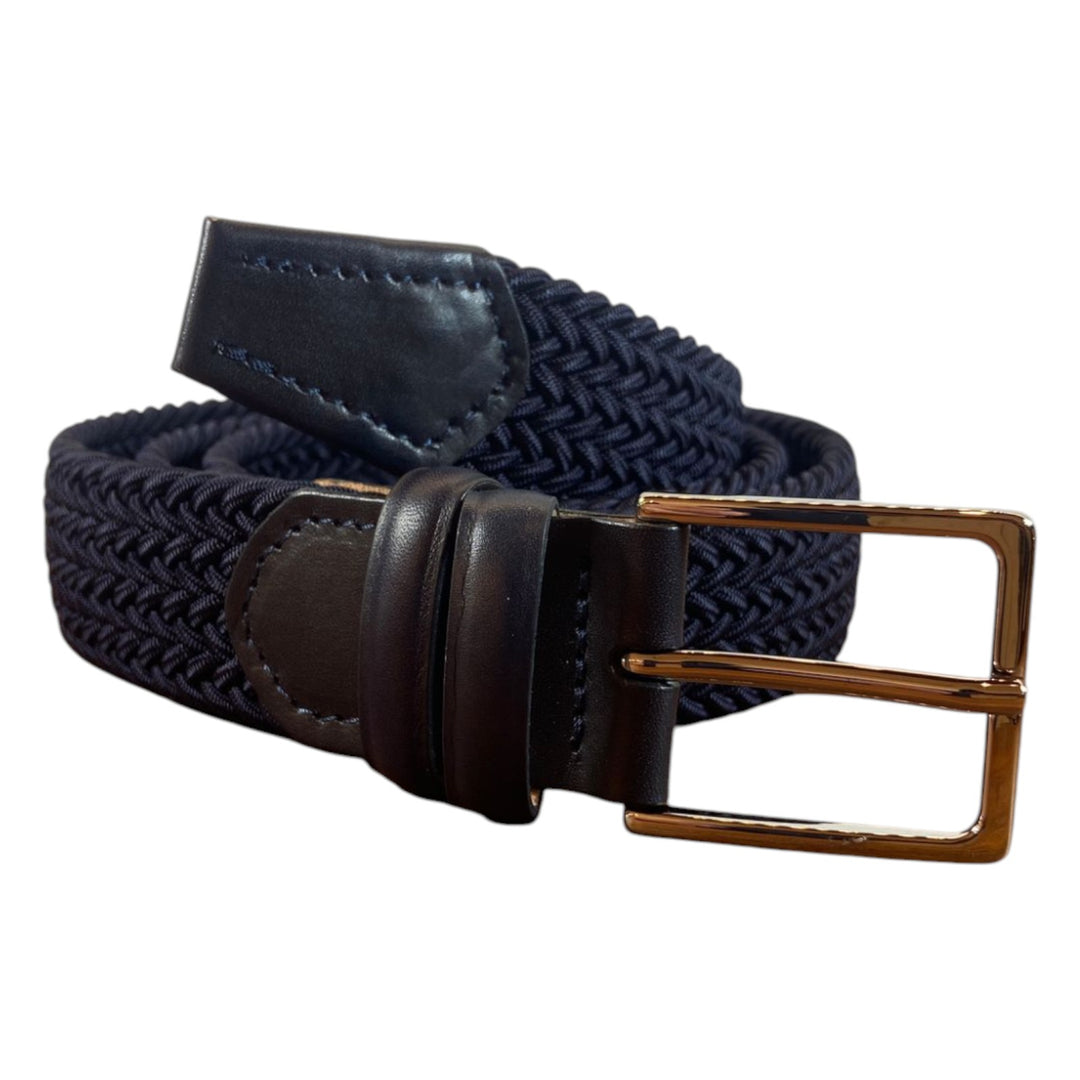CINTURA ELASTICA YUTA NATURALE BLU