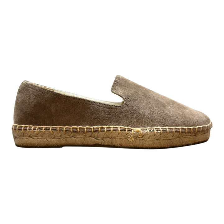 Ruskeat mokkanahkaiset espadrillot kumipohjalla