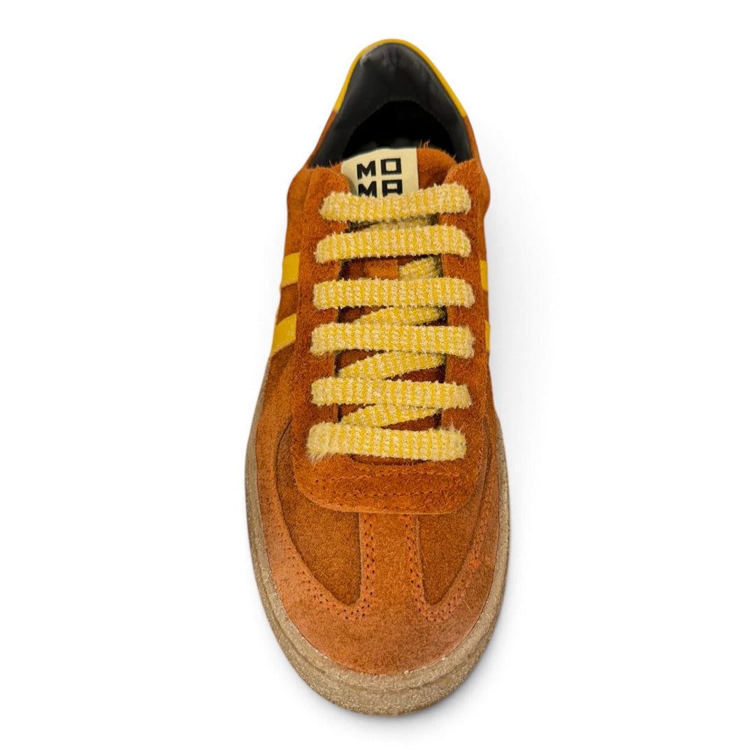 SNEAKERS KAZAN AITO KÄÄNNETTY NAHKA ORANSSI