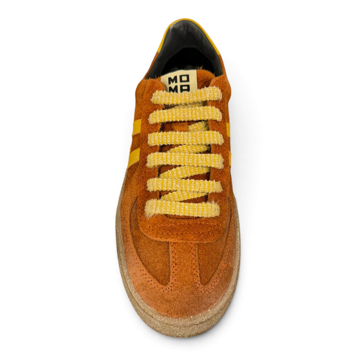 SNEAKERS KAZAN AITO KÄÄNNETTY NAHKA ORANSSI