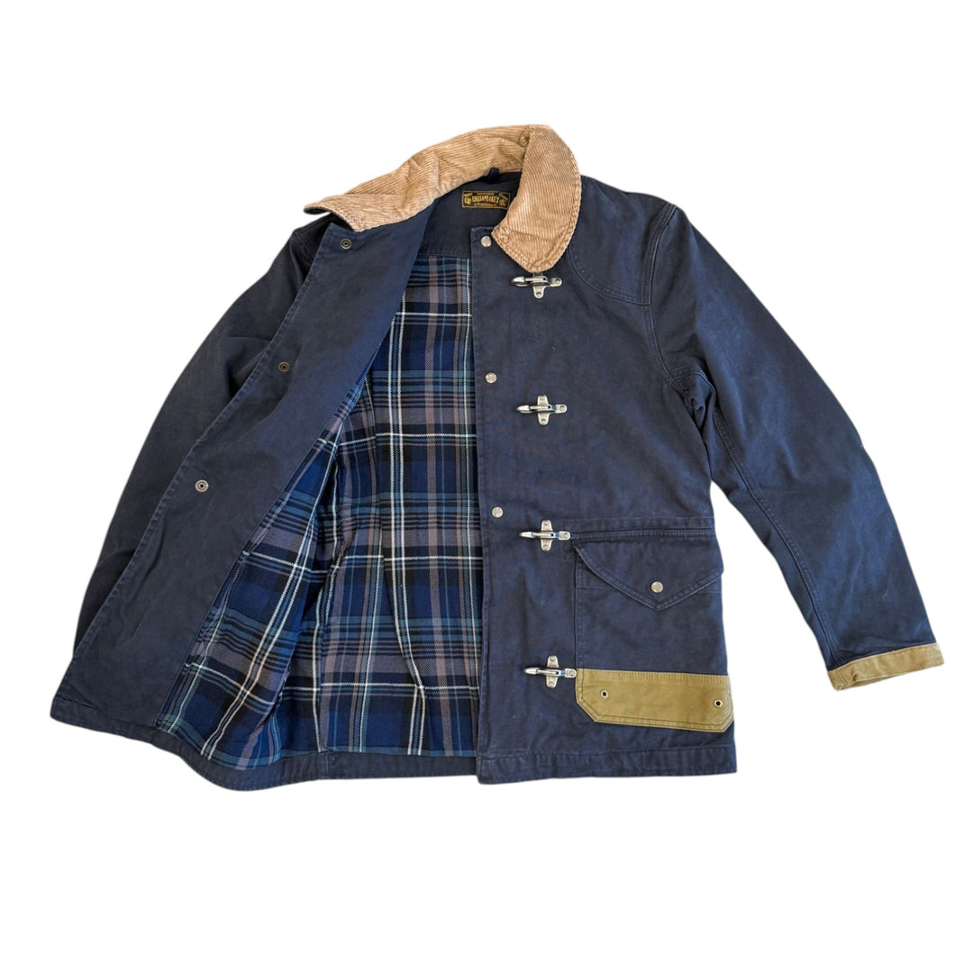 Fireman Canvas Lined Jkt Bedford Sininen