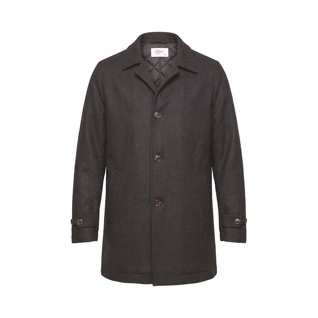 Bl'ker Vintage CAPPOTTO WOOL HOLMES BROWN Marrone - foto 1