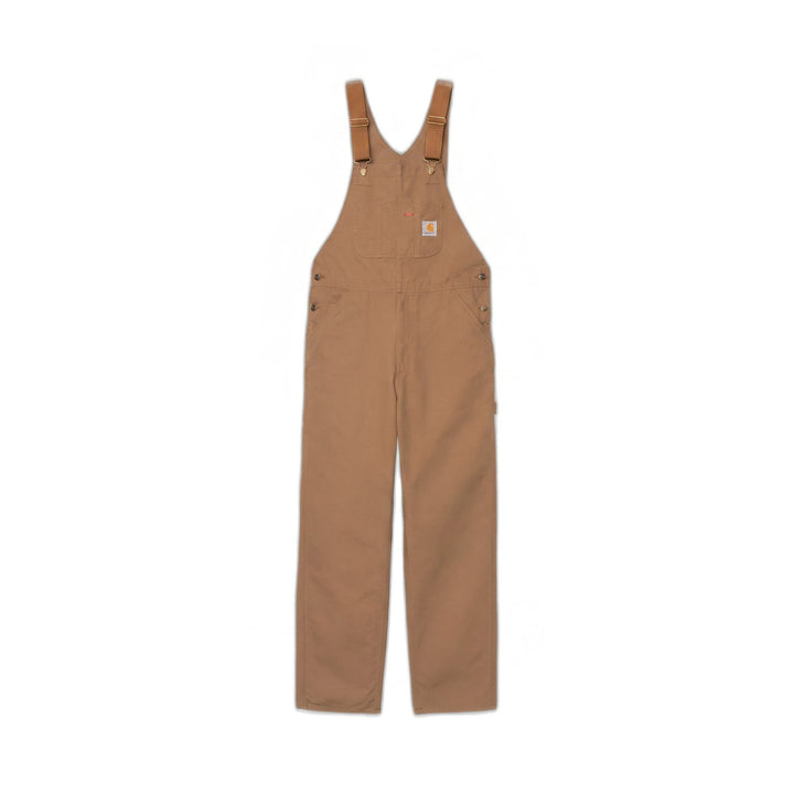 Carhartt Wip Bib Overall Hamilton Brown rinsed L32 Marrone - foto 1