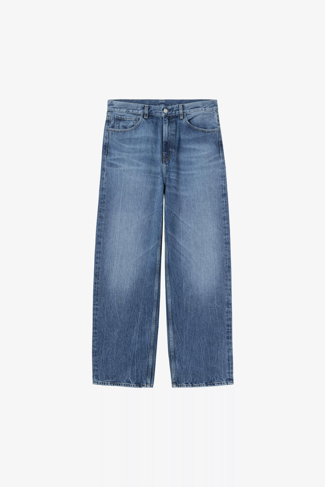 Carhartt Wip PAYSON PANT 15.75 OZ BLUE MARBLE USED WASH Blu - foto 2
