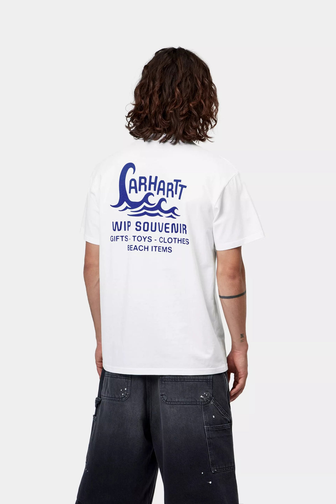 Carhartt Wip S/S WAVES T-SHIRT WHITE Bianco - foto 3