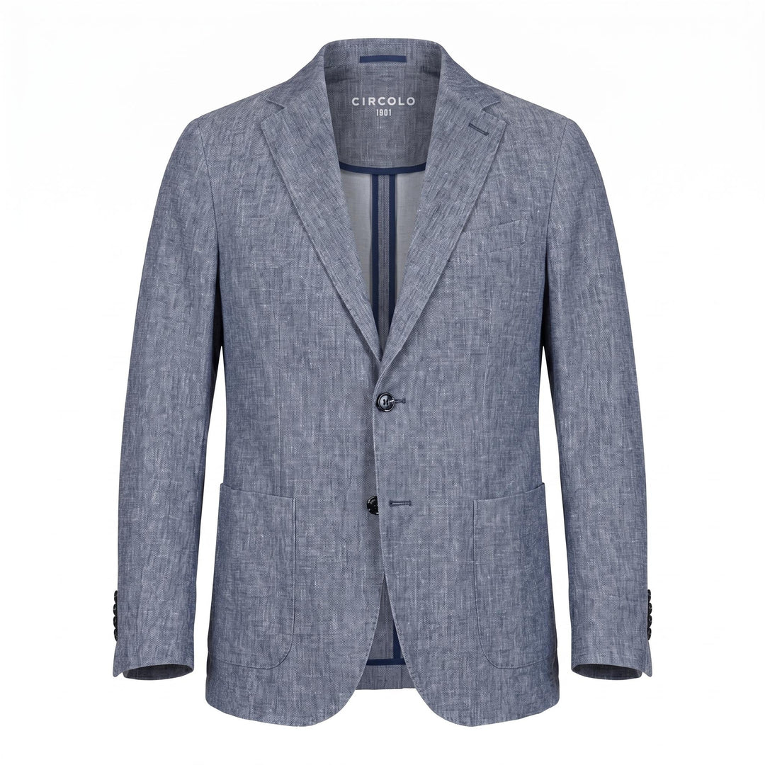 Circolo 1901 Blazer Special Print Navy Blu - foto 1