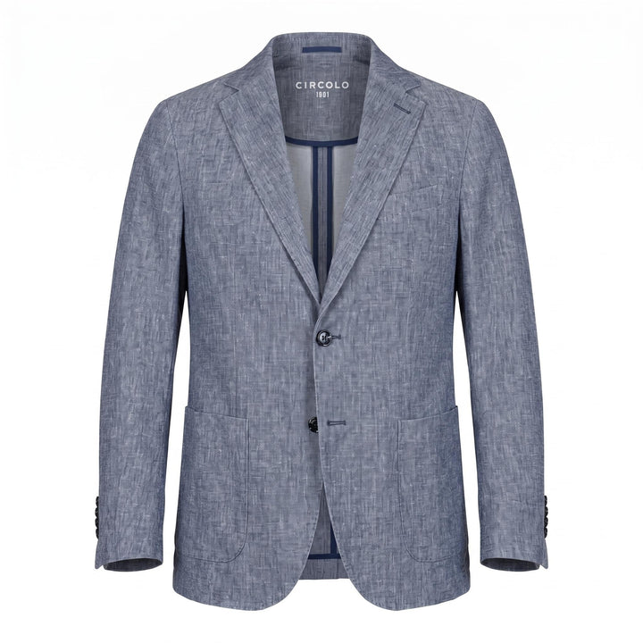 Circolo 1901 Blazer Special Print Navy Blu - foto 1