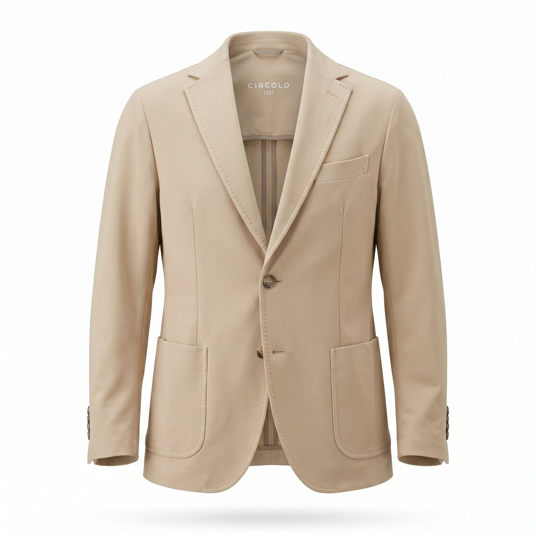 Circolo 1901 Blazer Stretch Jersey Candie Beige - foto 1