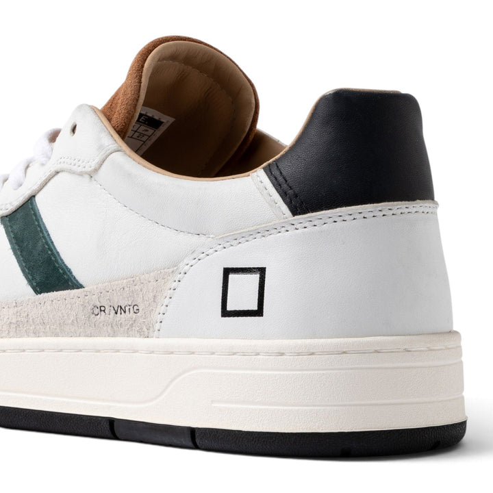 D.A.T.E. COURT 2.0 VINTAGE WHITE-CUOIO Bianco - foto 5