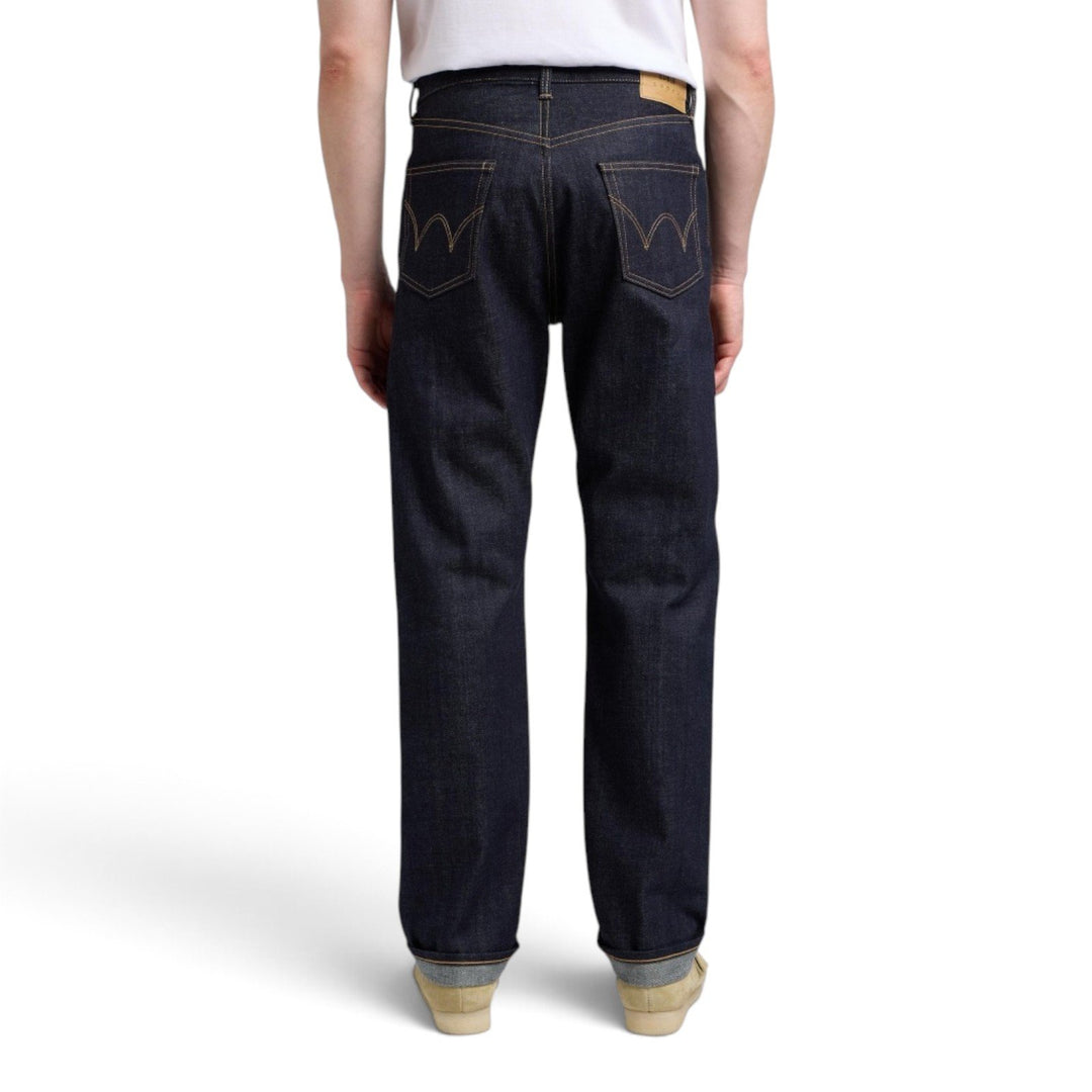 Edwin REGULAR STRAIGHT JAPAN UNWASHED Blu - foto 3