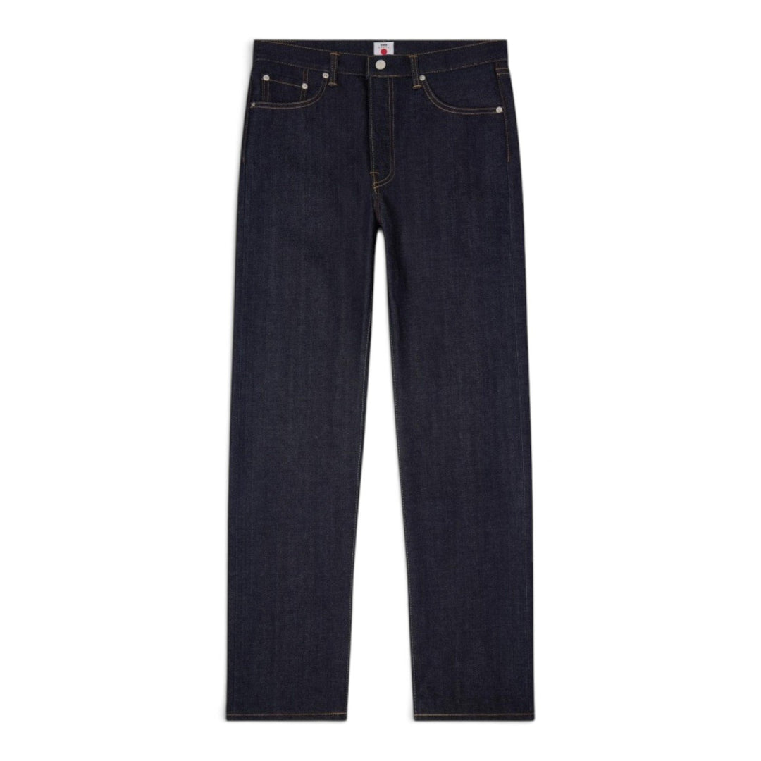 Edwin REGULAR STRAIGHT JAPAN UNWASHED Blu - foto 5