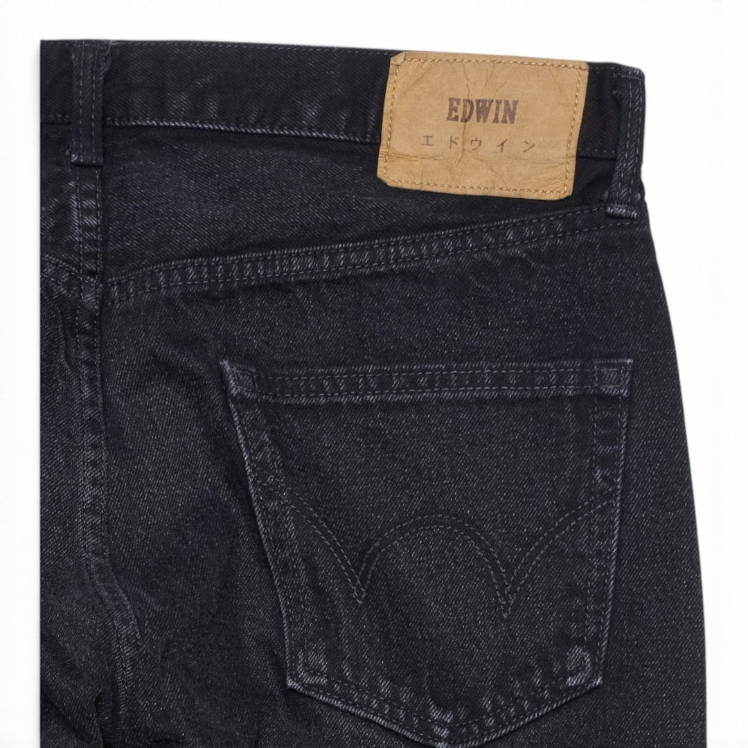 Edwin REGULAR TAPERED JAPAN DEEP DARK USED Nero - foto 6
