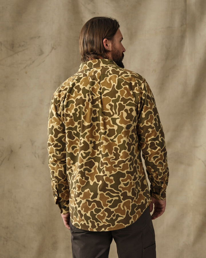 Filson Field Flannel Shirt Buckskin Camo Beige - foto 2