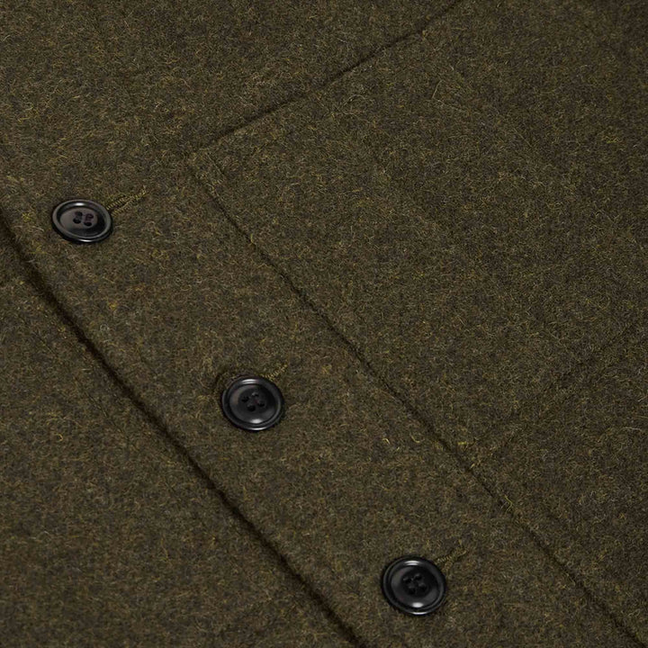 Filson Mackinaw Wool Vest Forest Green Verde - foto 2