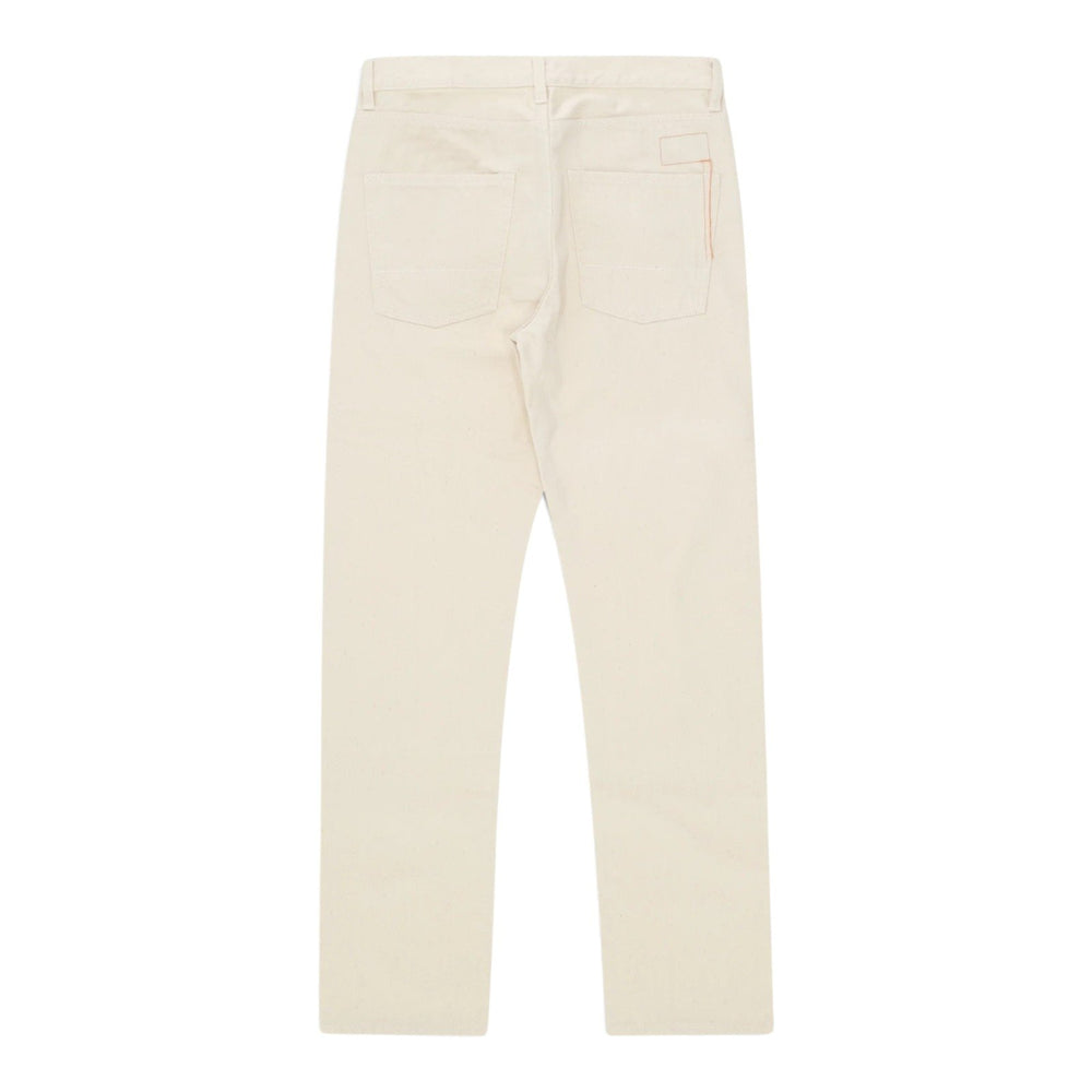 Fortela 965 John Japan Denim Cimosato 5 Tasche Regular Fit Ecrù - L33'' Beige - foto 2