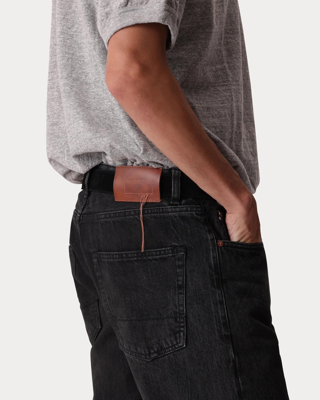 Fortela 965 John Japan Denim Cimosato 5 Tasche Regular Fit Grey - L29'' Grigio - foto 5
