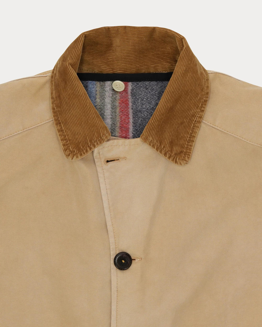 Fortela BLANCKETT GIACCA IN COTONE SOLARIZZATO CON GILET INTERNO BEIGE Beige - foto 3