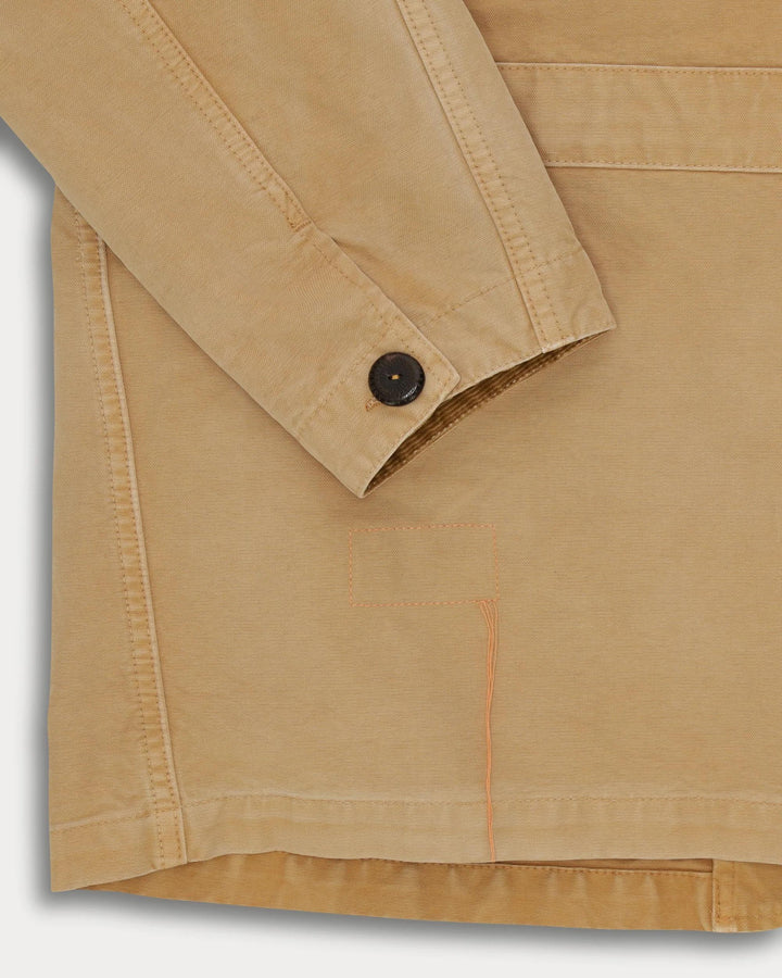 Fortela BLANCKETT GIACCA IN COTONE SOLARIZZATO CON GILET INTERNO BEIGE Beige - foto 4