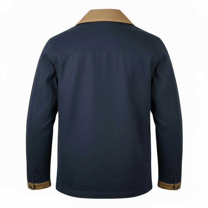 Fireman Canvas Lined Jkt Bedford Sininen