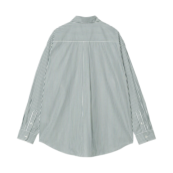L/S Daldry Shirt Daldry Stripe -paita, Office Blue/White