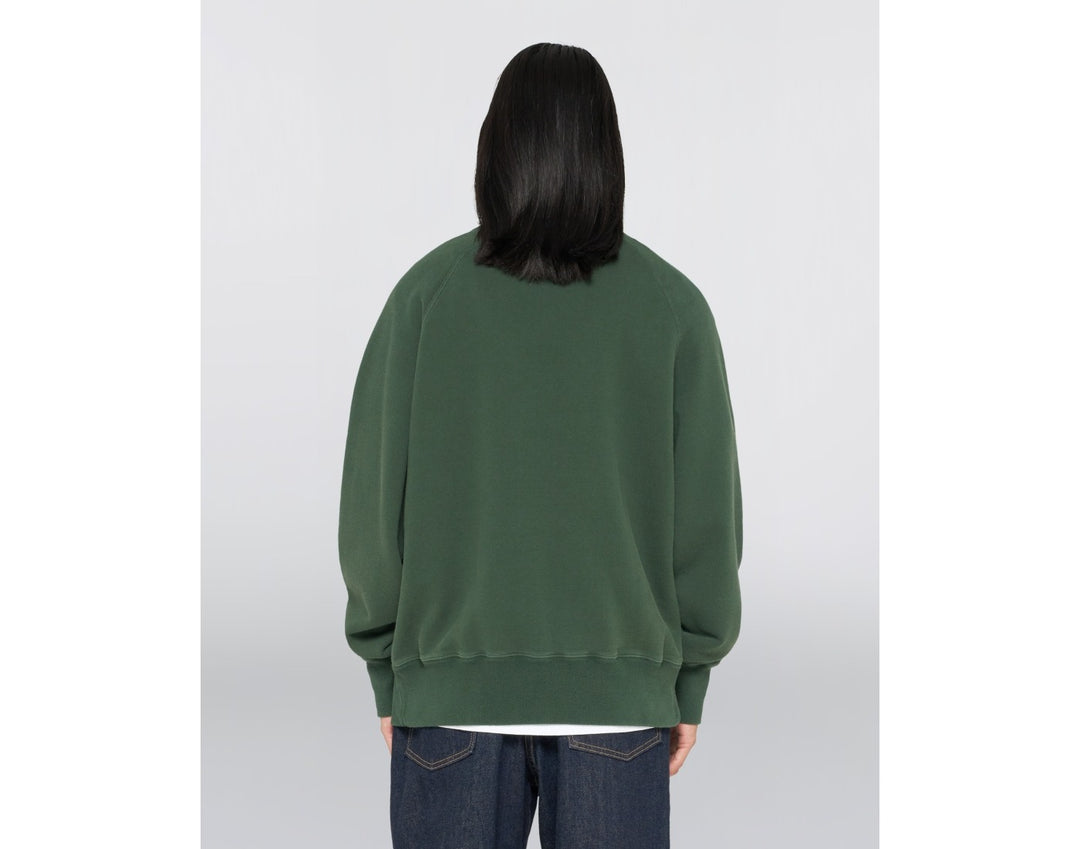 REGLAN SLEEVE CREW JAPAN GREEN