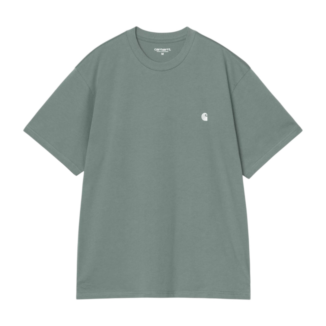 S/S Madison T-Shirt Velvet Green / White