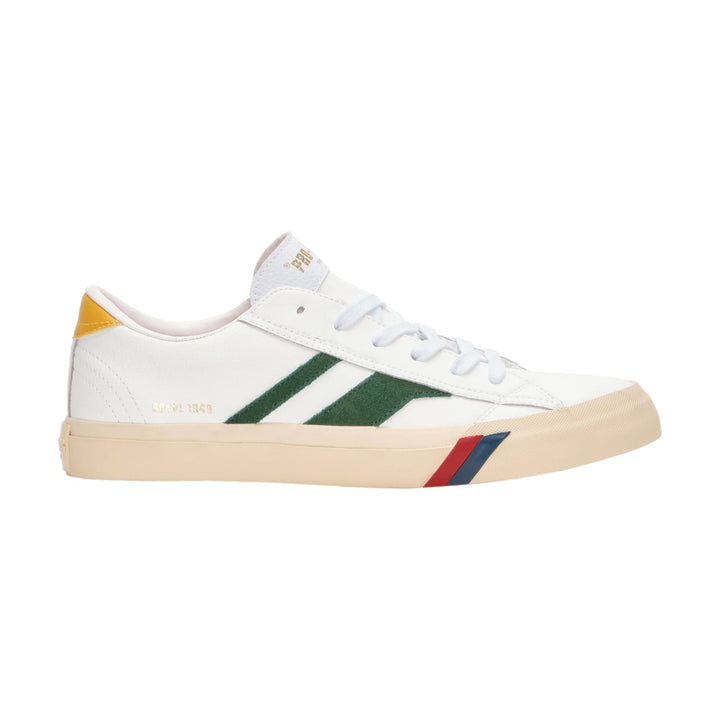 Royal Classic nahkaa, valkoinen ja vihreä