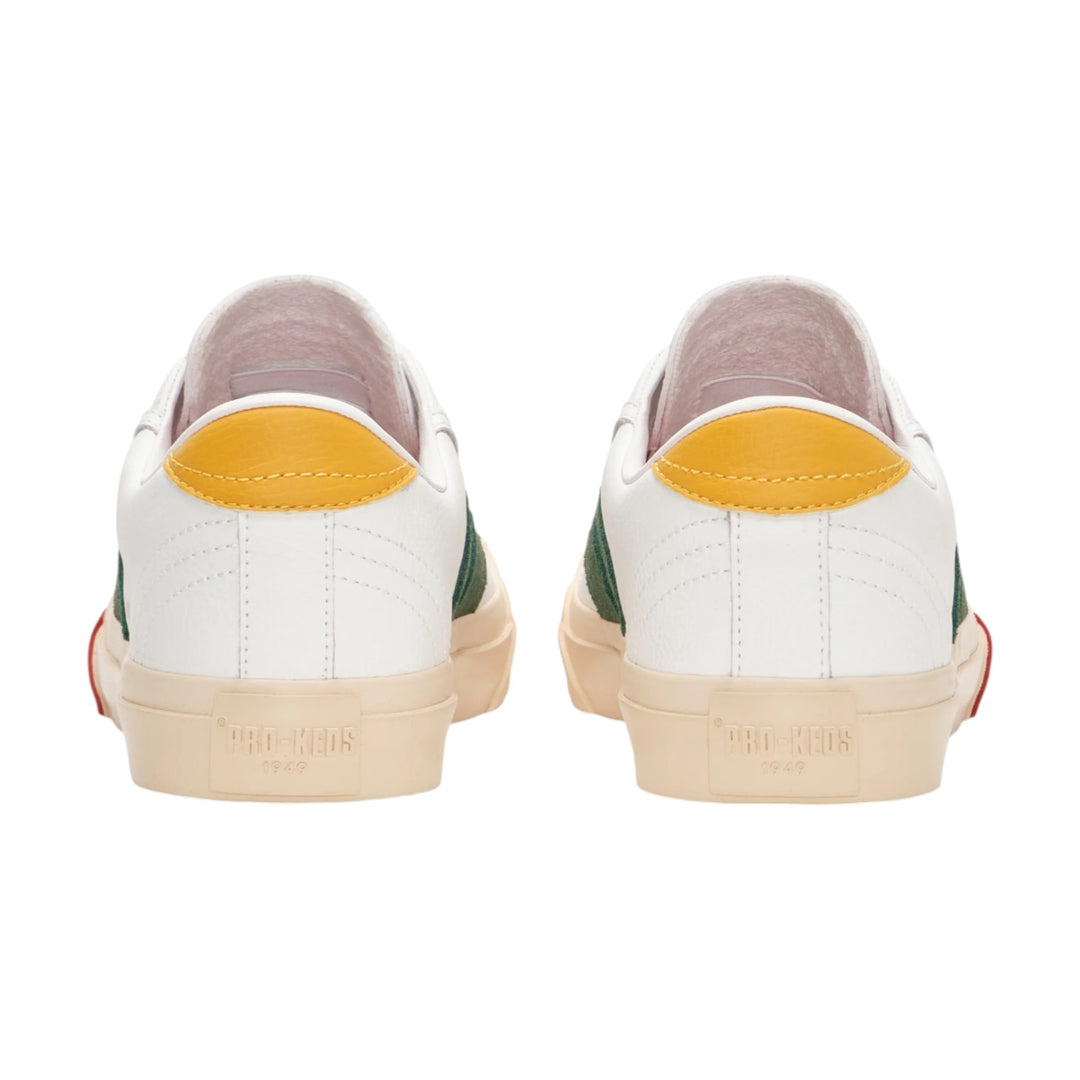 Royal Classic nahkaa, valkoinen ja vihreä