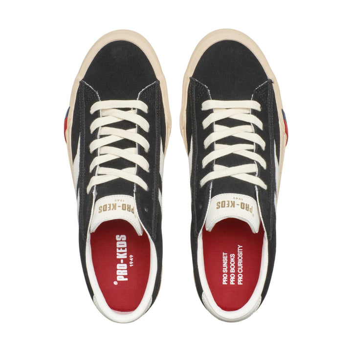 Royal Classic mokkanahkaa, musta ja valkoinen