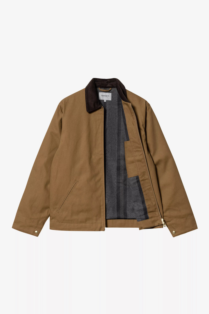 DETROIT JACKET HAMILTON BROWN TOBACCO RIGID